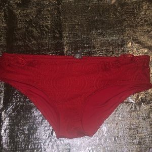 RED BIKINI BOTTOMS